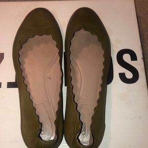 Used Authentic Chloe Laure Ballet Flats